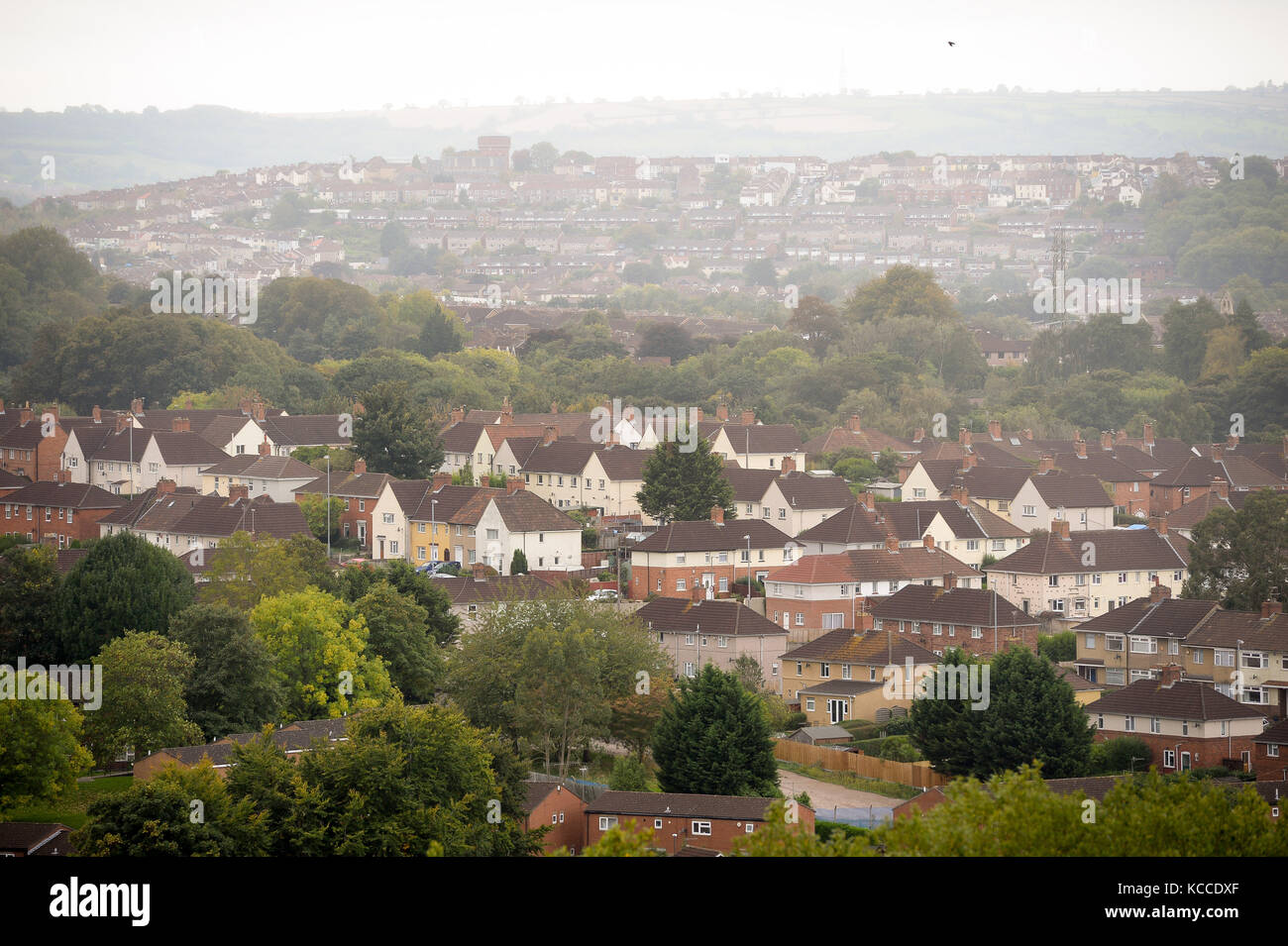 Houses on St Anne's council estate in Bristol, dating from the 1920's, which now has a mixture of council and privately owned homes as the Government must address the scale of the country's housing &quot;crisis&quot; and the &quot;huge cost&quot; involved in tackling it, the head of a housing and homelessness charity has warned. Stock Photo