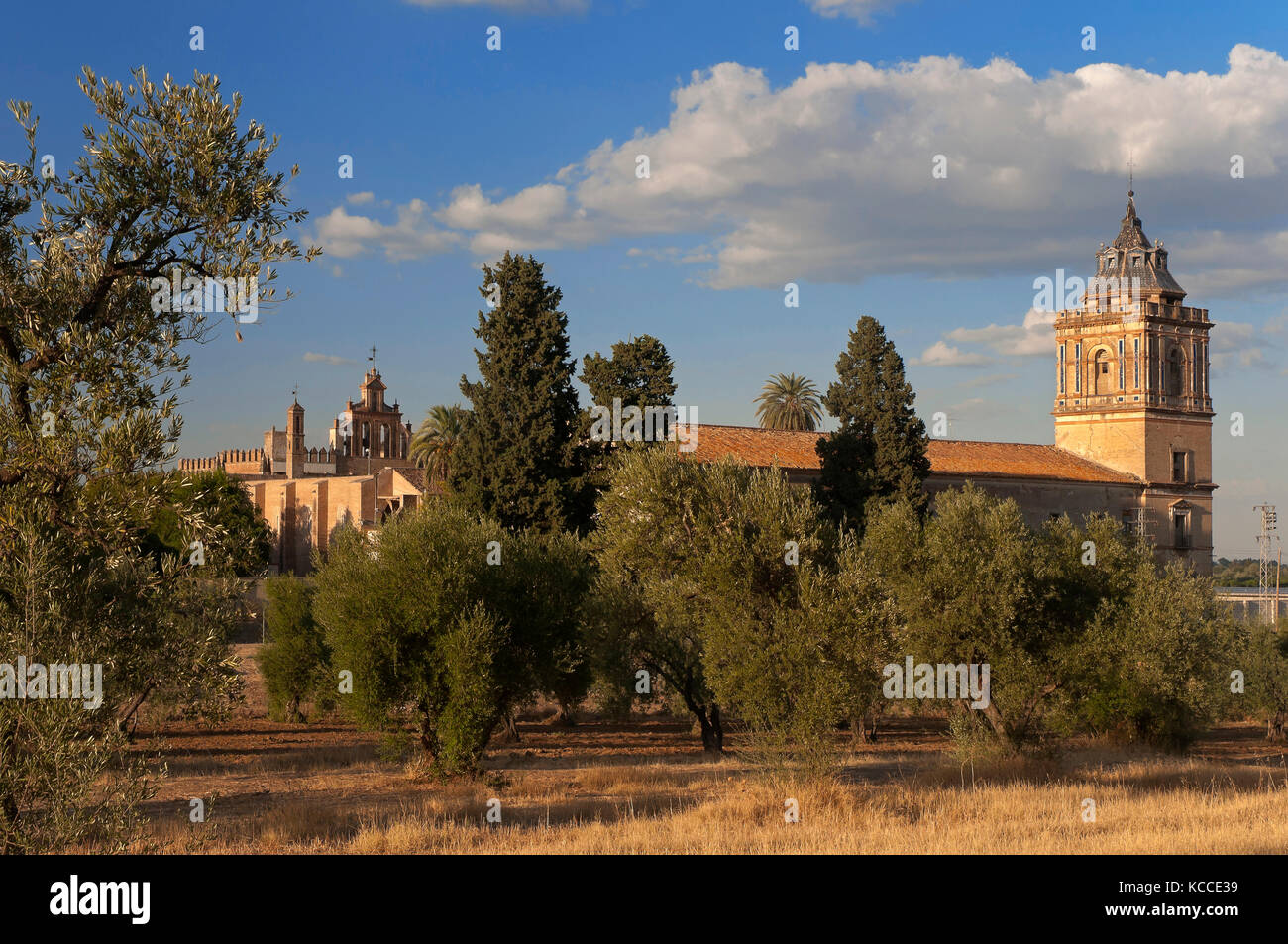 Monastery of San Isidoro del Campo - founded in 1301, Santiponce, Sevilla province, Region of Andalusia, Spain, Europe Stock Photo