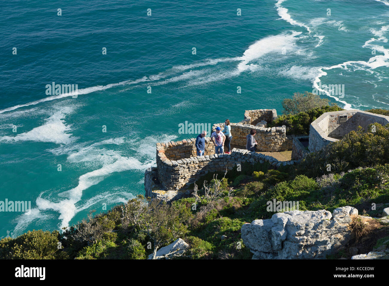Tourists at Cape Point, Cape Point National Park, Cape Town, Western Cape,  South Africa Stock Photo - Alamy