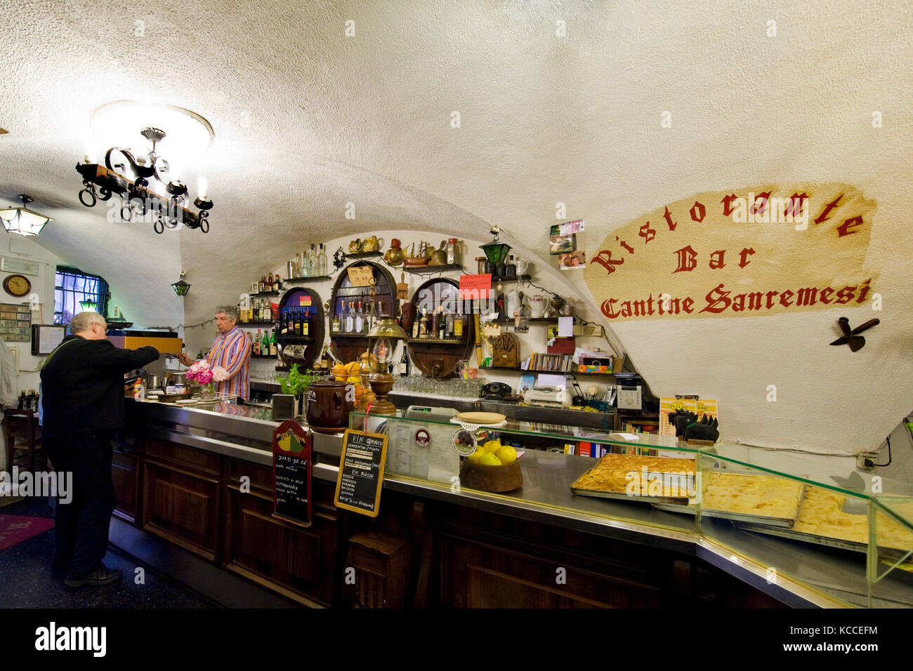 Cantine sanremesi, Sanremo, Imperia province, Italy Stock Photo Alamy