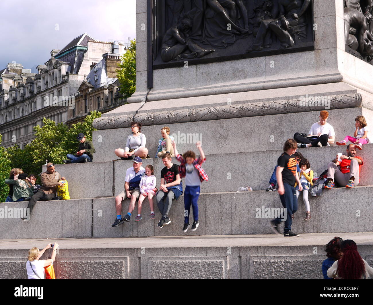 Trafalgar Square London Stock Photo - Alamy