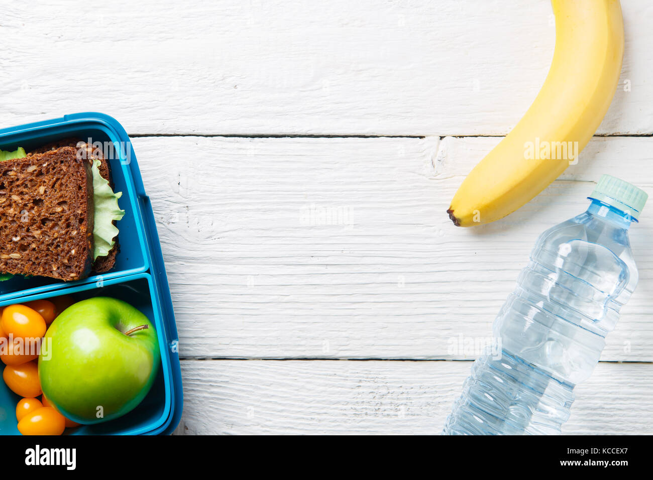 Photo of fitness meal at lunch box Stock Photo Alamy