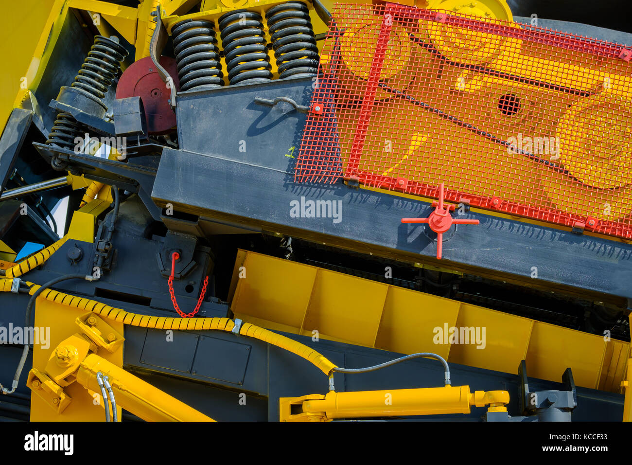Abstract fragment of heavy machinery Stock Photo - Alamy