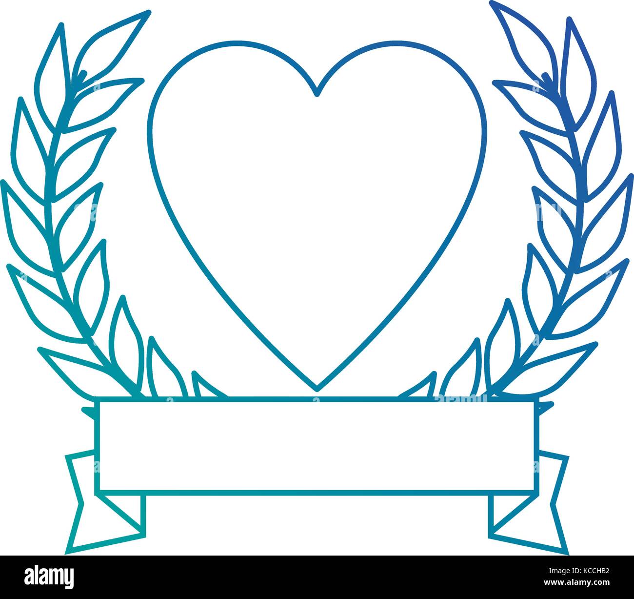 heart with ribbon icon vector illustration design Stock Vector Image ...