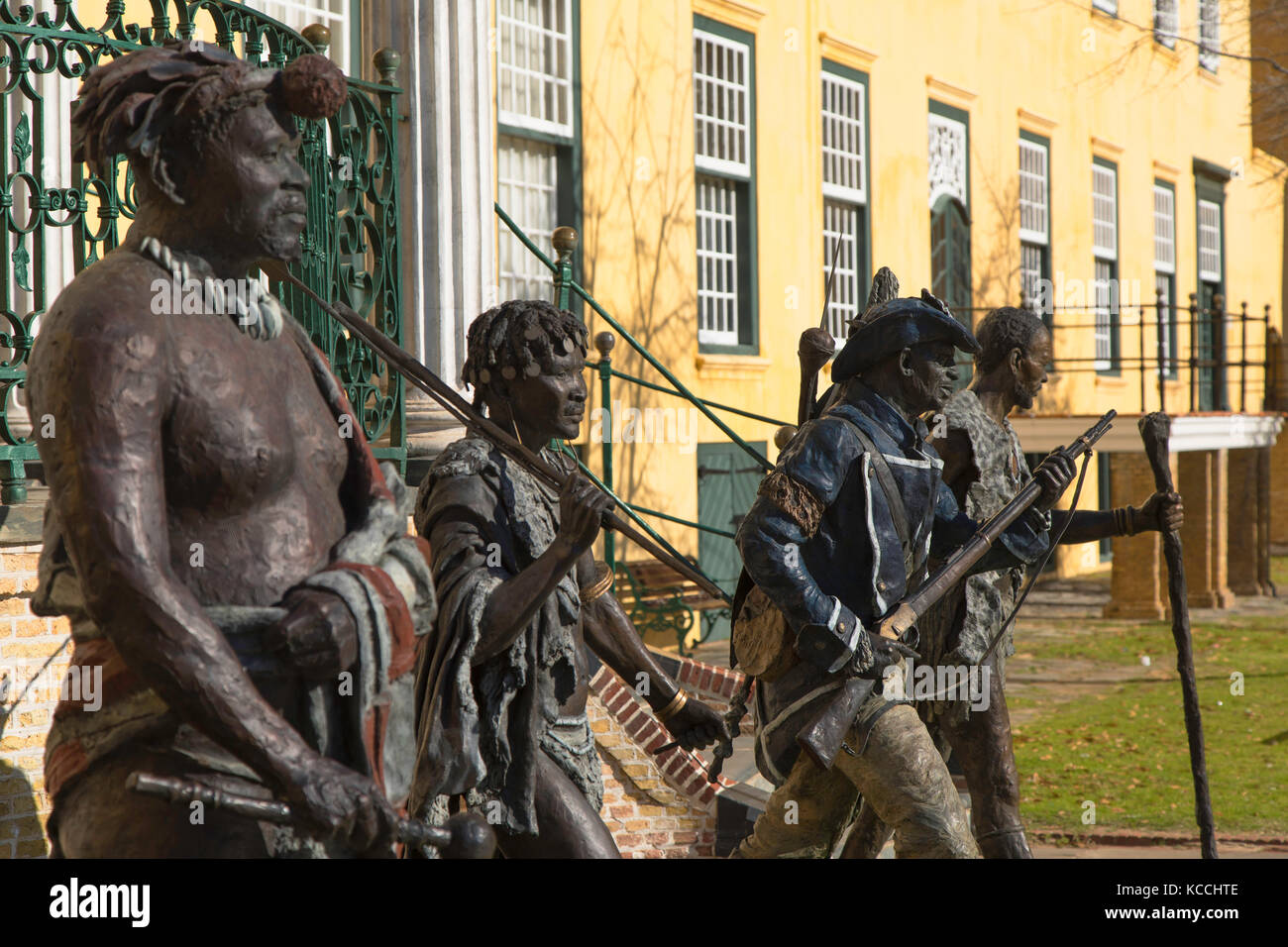 Statues at Castle of Good Hope, Cape Town, Western Cape, South Africa