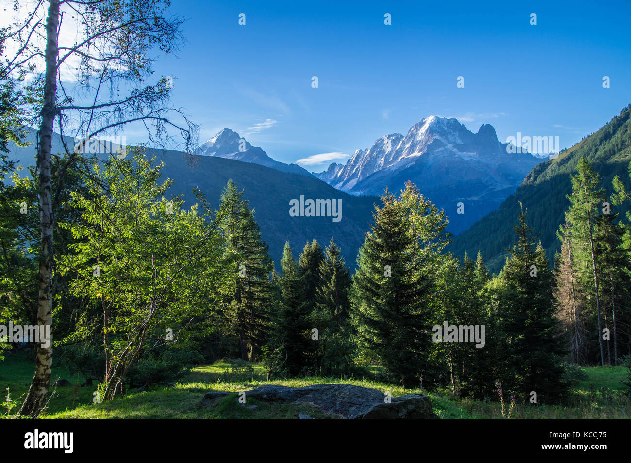 landscape of the French Alps Stock Photo - Alamy