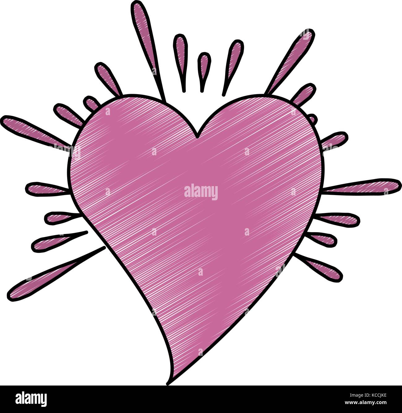 heart love isolated icon vector illustration design Stock Vector Image ...