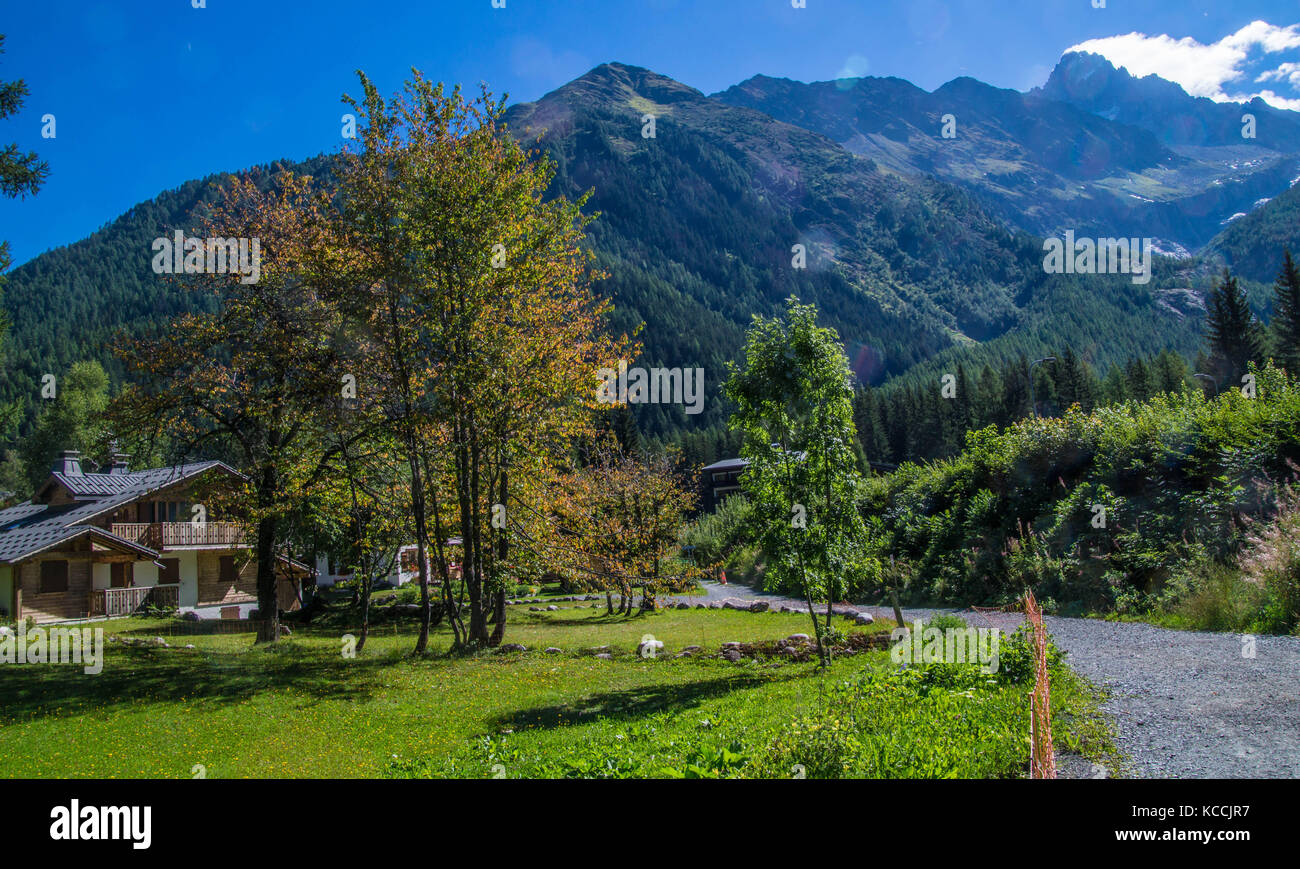 landscape of the French Alps Stock Photo - Alamy