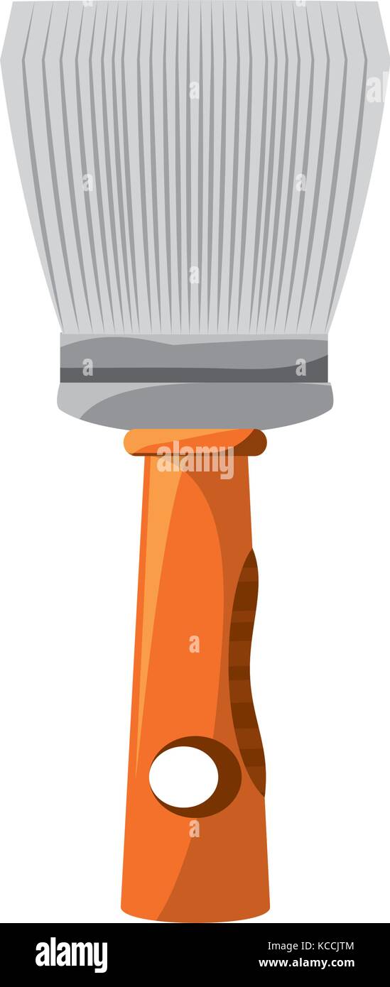 paint brush icon over white background vector illustration Stock Vector ...
