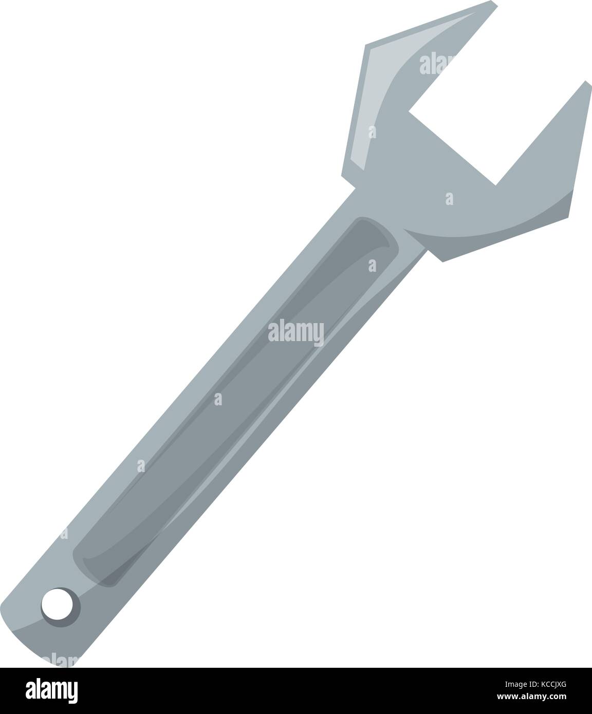 wrench tool icon over white background vector illustration Stock Vector ...