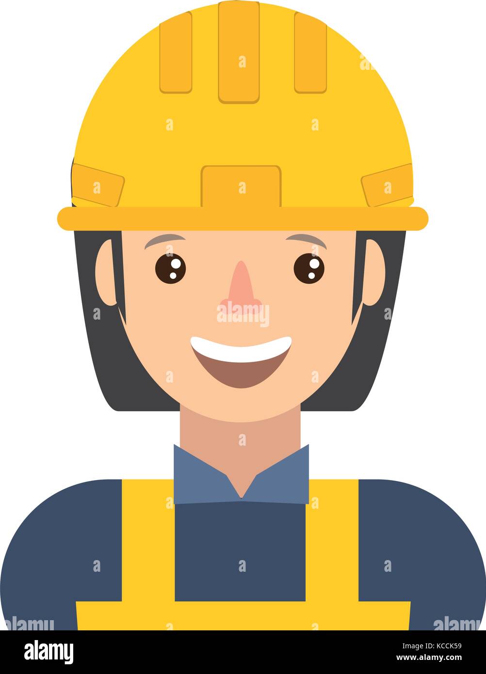 cartoon builder man with safety helmet icon over white background colorful  design vector illustration Stock Vector Image & Art - Alamy