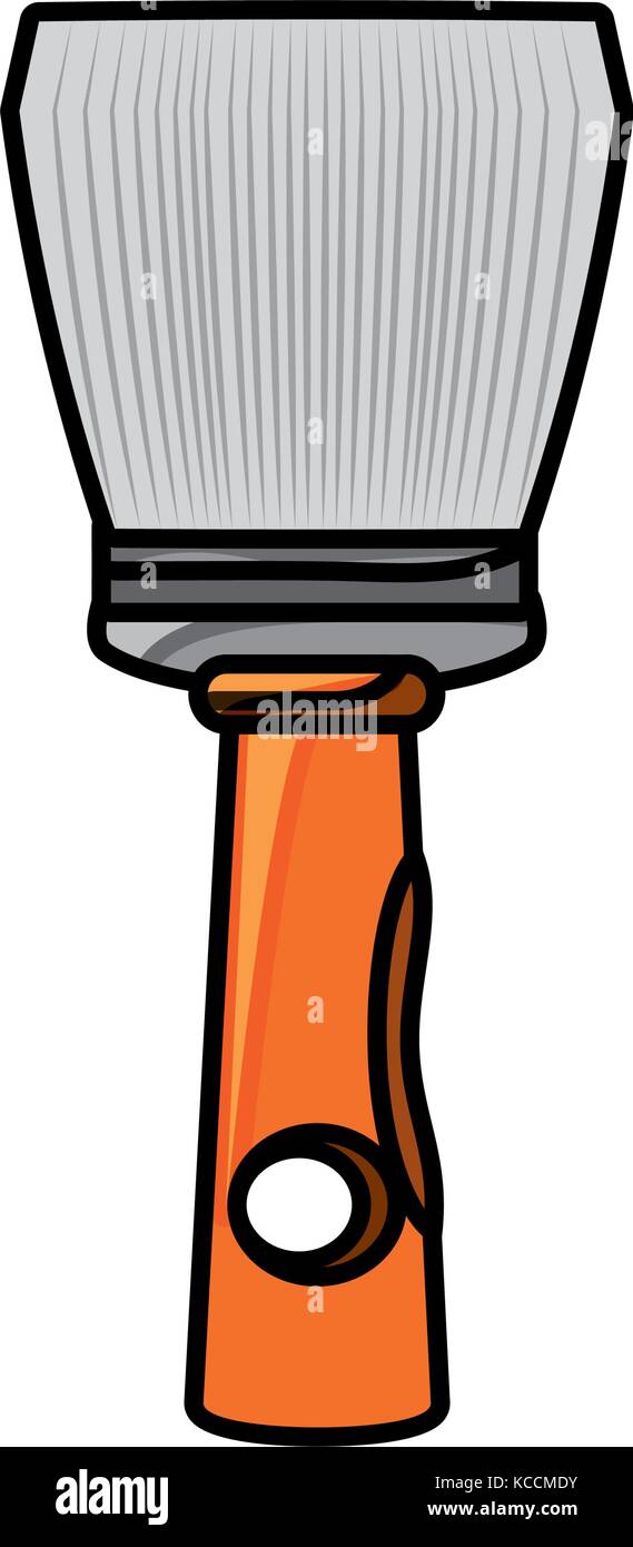 paint brush icon over white background vector illustration Stock Vector ...
