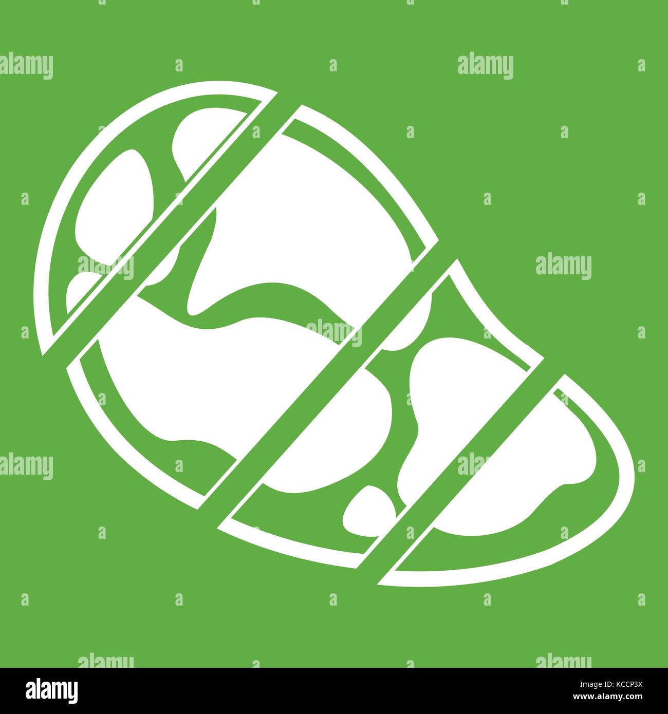 Steak icon green Stock Vector Image & Art - Alamy