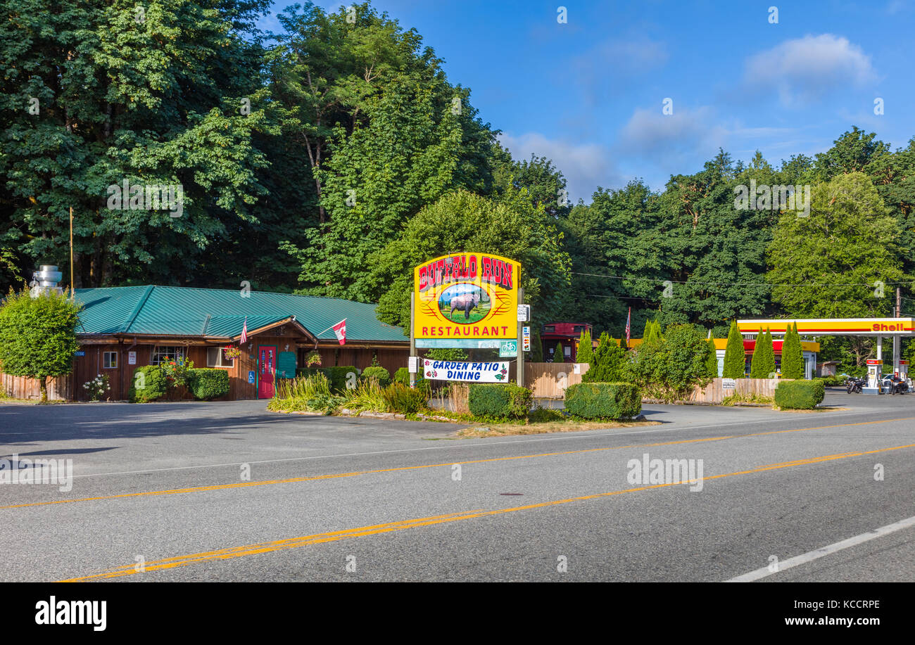 Buffalo Run restaurant in the town of Marblemount in Northwest
