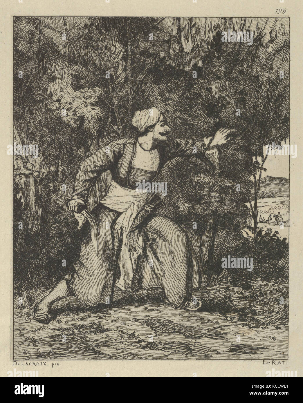 Homme au turban by Eugène Delacroix – Art print, wall art, posters