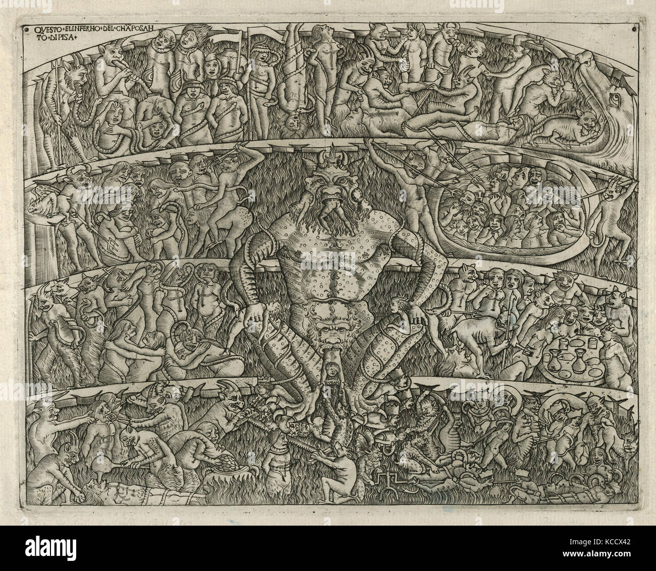 Dante Alighieri, The Divine Comedy, Inferno - Stock Image - C044/8411 -  Science Photo Library