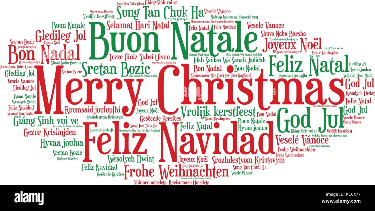 Merry christmas in all the languages