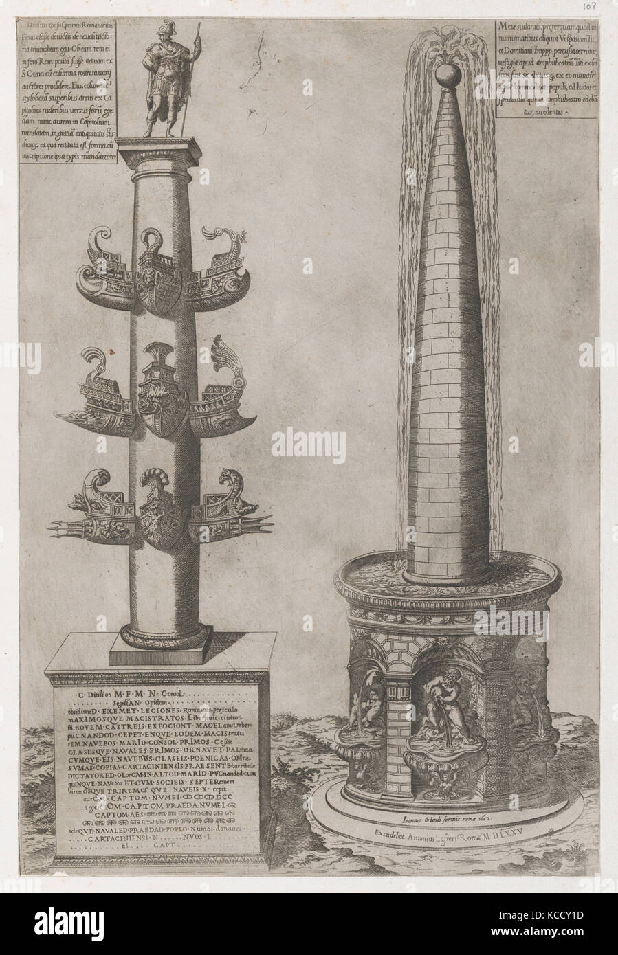 Speculum Romanae Magnificentiae Column of Duilius, Anonymous, Antonio