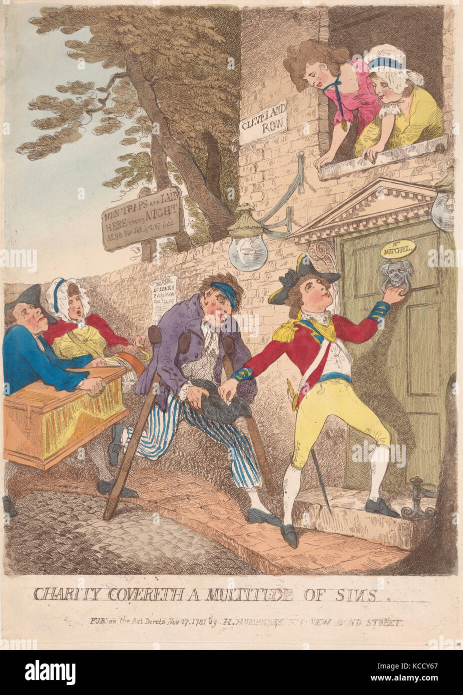 Charity Covereth a Multitude of Sins, Thomas Rowlandson, November 27