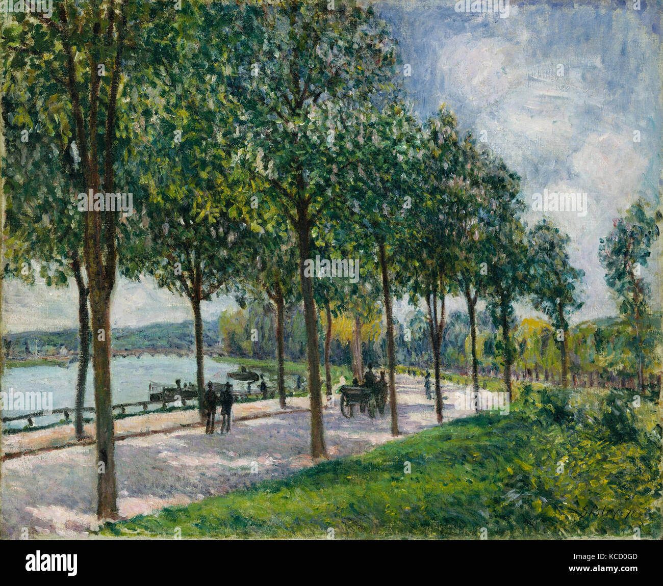 1874 by sisley hi-res stock photography and images - Alamy