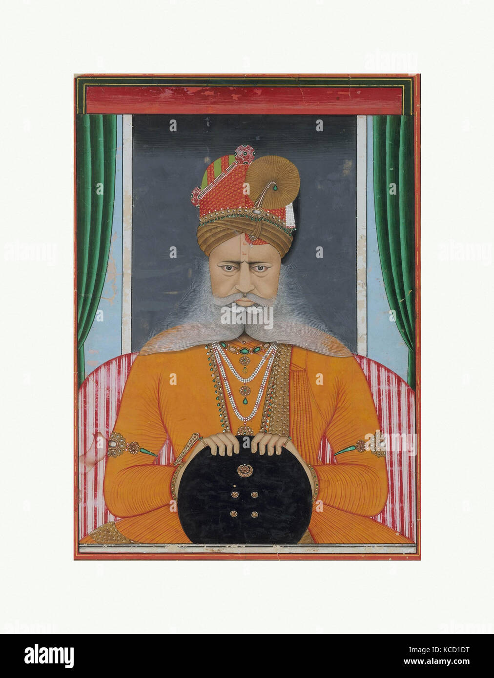 Maharaja Sardar Singh of Bikaner, Chotu, ca. 1860–70 Stock Photo