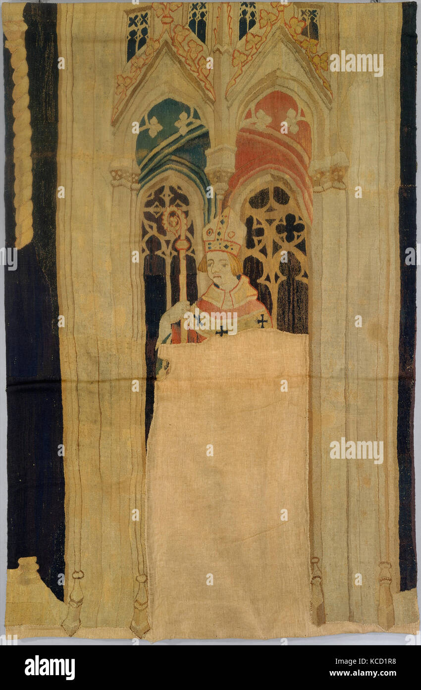 Archbishop (from The Nine Heroes Tapestries), ca. 1400 Stock Photo