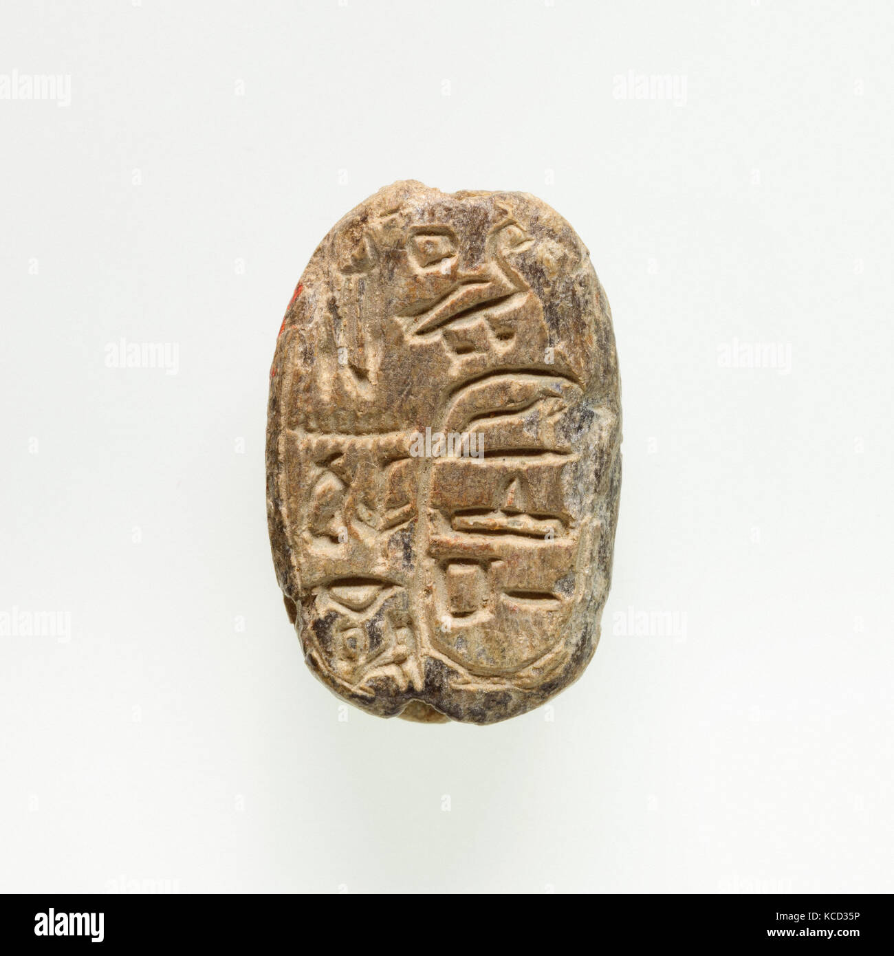 Scarab of Sebekhotep IV, Late Middle Kingdom, Dynasty 13, ca. 1731–1719 B.C., From Egypt, Memphite Region, Lisht North, Cemetery Stock Photo