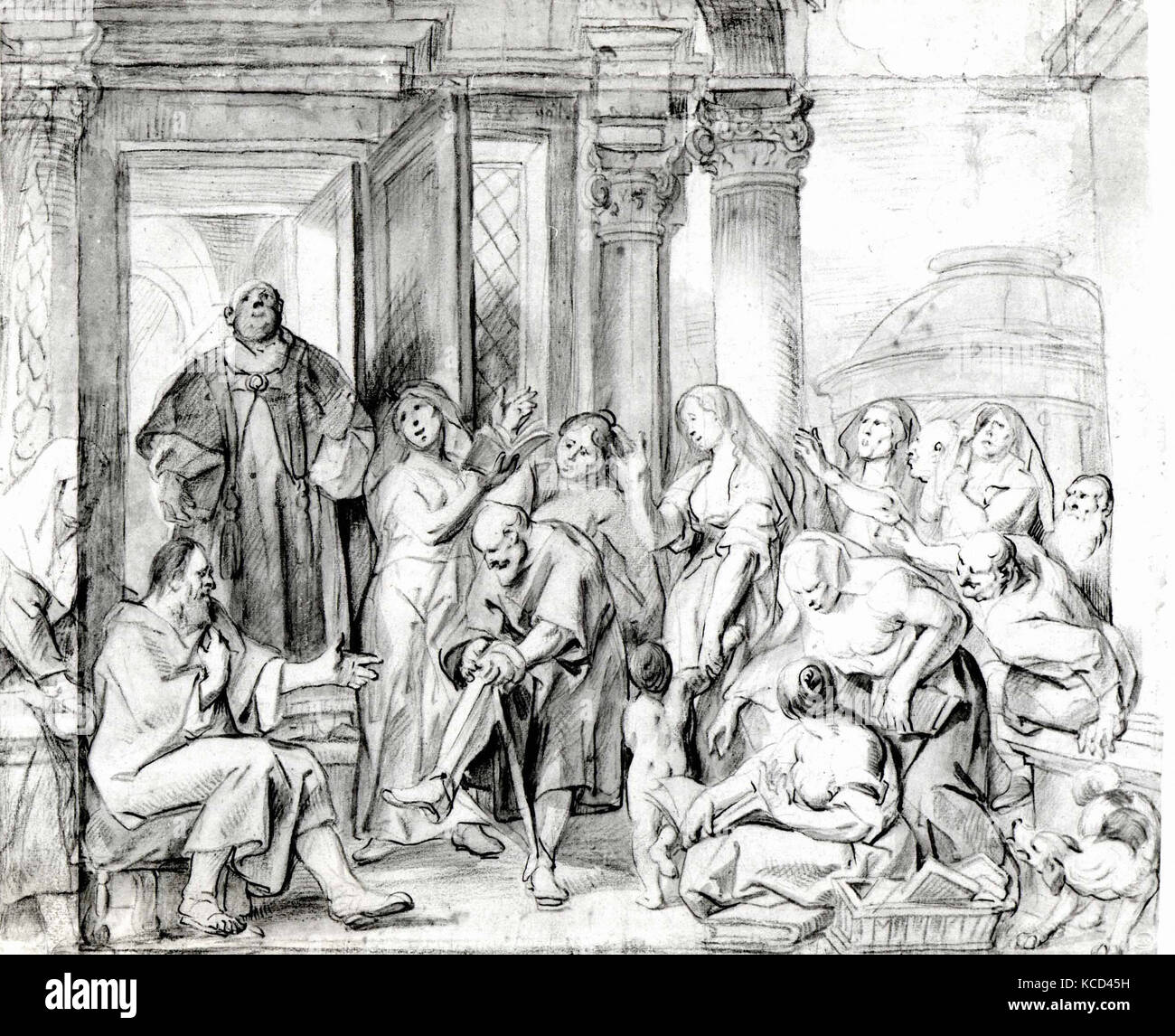 Saint Philip Healing the Cripple in Samaria, Jacob Jordaens, ca. 1655