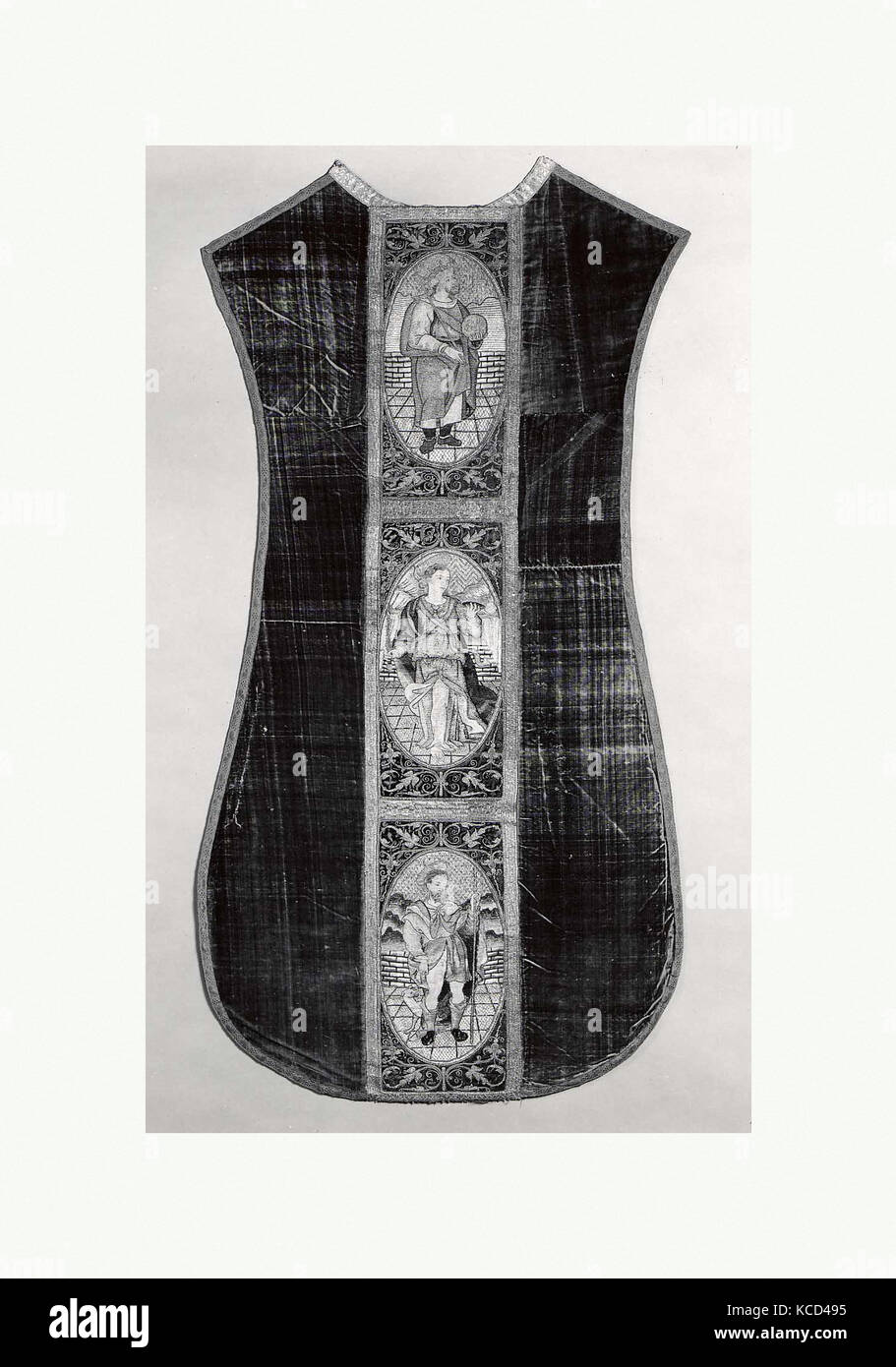 Chasuble Back with an Orphrey, second half 16th century Stock Photo