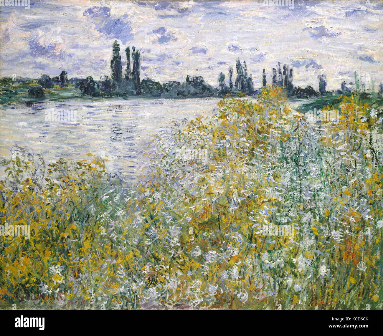 Île aux Fleurs near Vétheuil, 1880, Oil on canvas, 26 x 32 in. (66