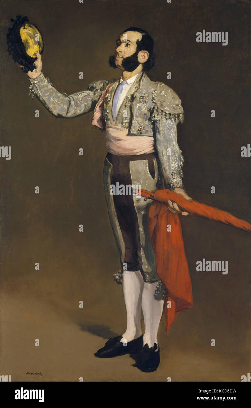 A Matador, 1866–67, Oil on canvas, 67 3/8 x 44 1/2 in. (171.1 x 113 cm), Paintings, Édouard Manet (French, Paris 1832–1883 Paris Stock Photo
