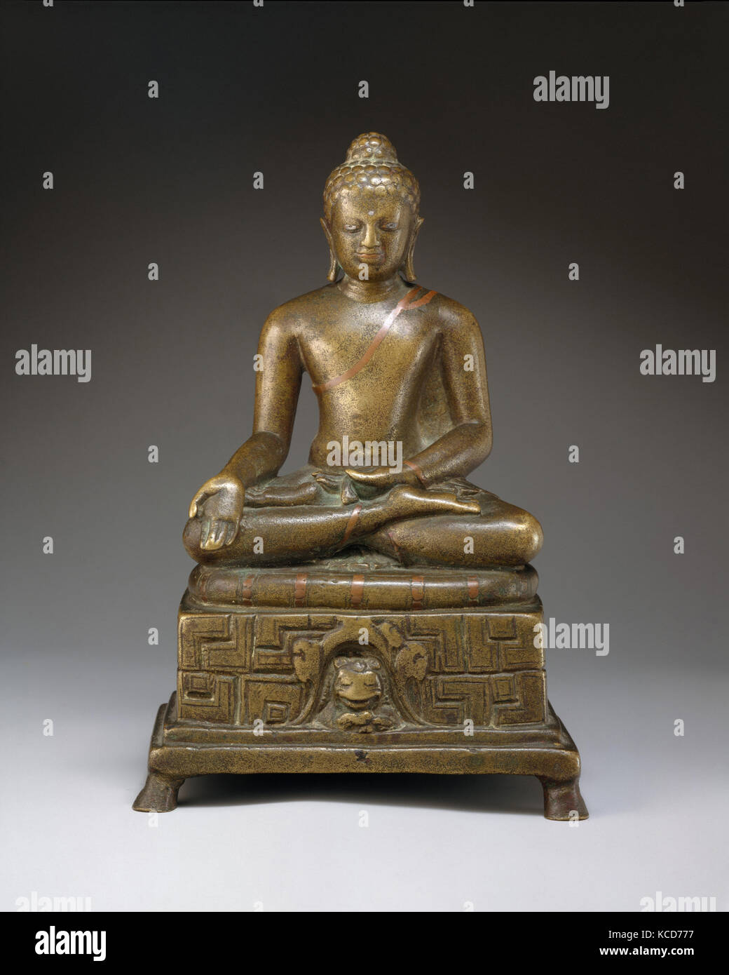Seated Buddha, late 6th–first half of the 7th century Stock Photo