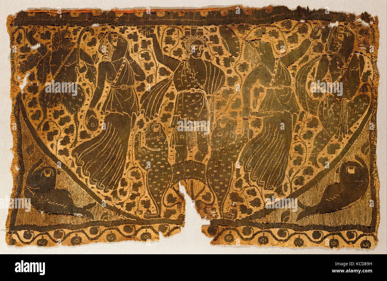 Panel With The Triumph Of Dionysos 4th 6th Century Stock Photo Alamy