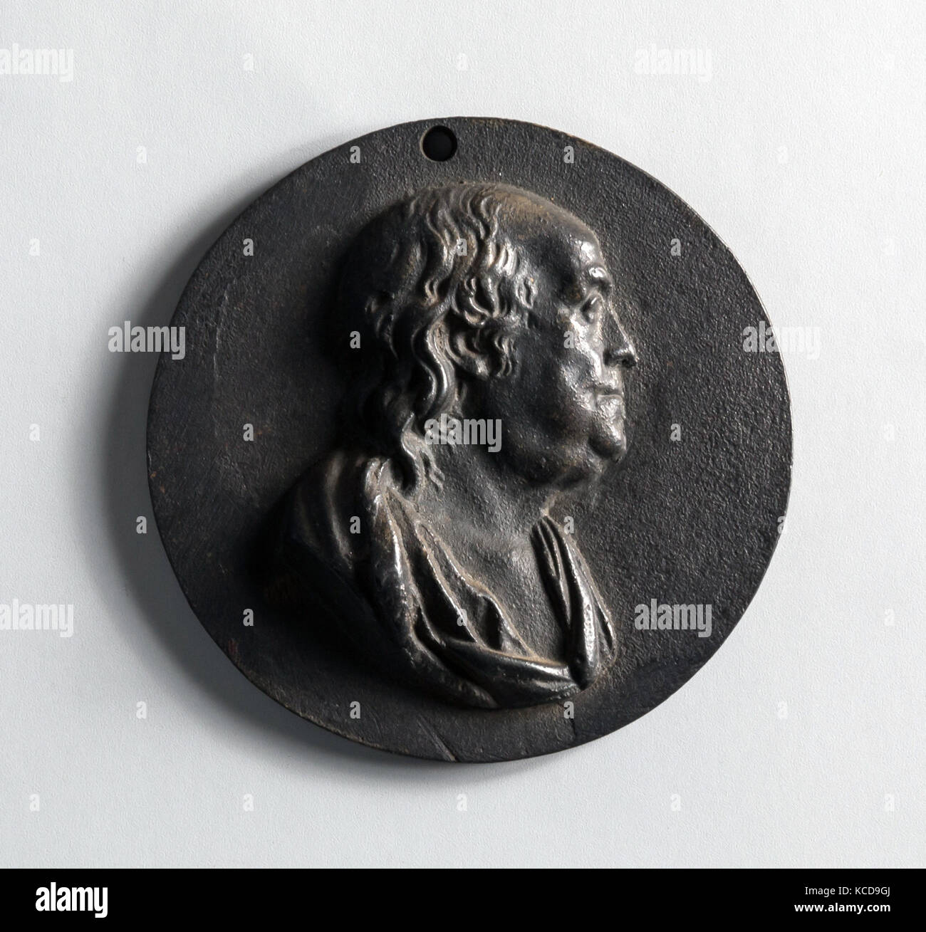 Medallion, 1776–1883, Made in France, Cast iron, Diam. 2 3/4 in. (7 cm),  Metal, After Augustin Dupré (French, Saint-Étienne 1748 Stock Photo - Alamy