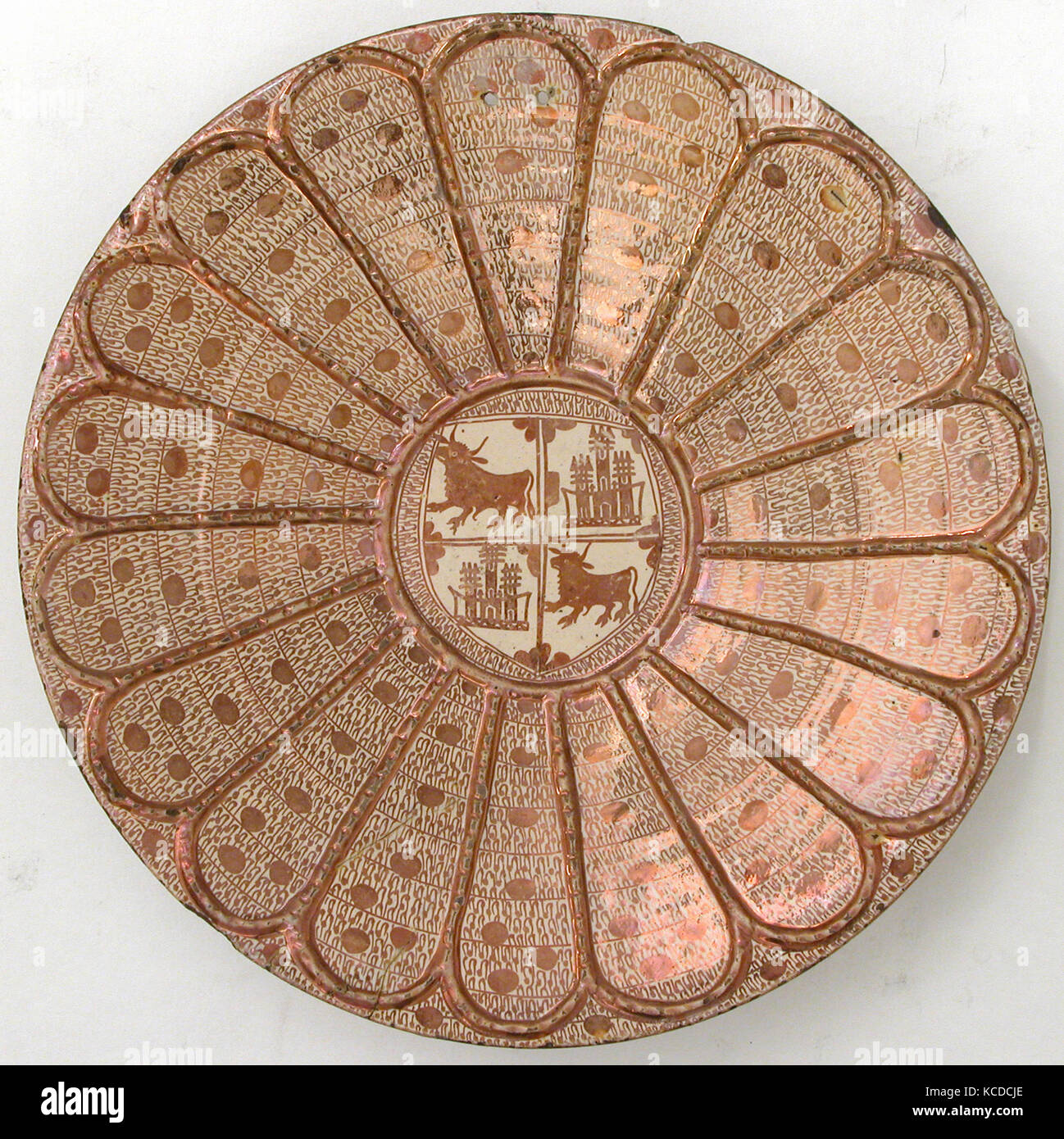 Plate, 1470-1490, Made in probably Manises, Valencia, Spain, Spanish ...