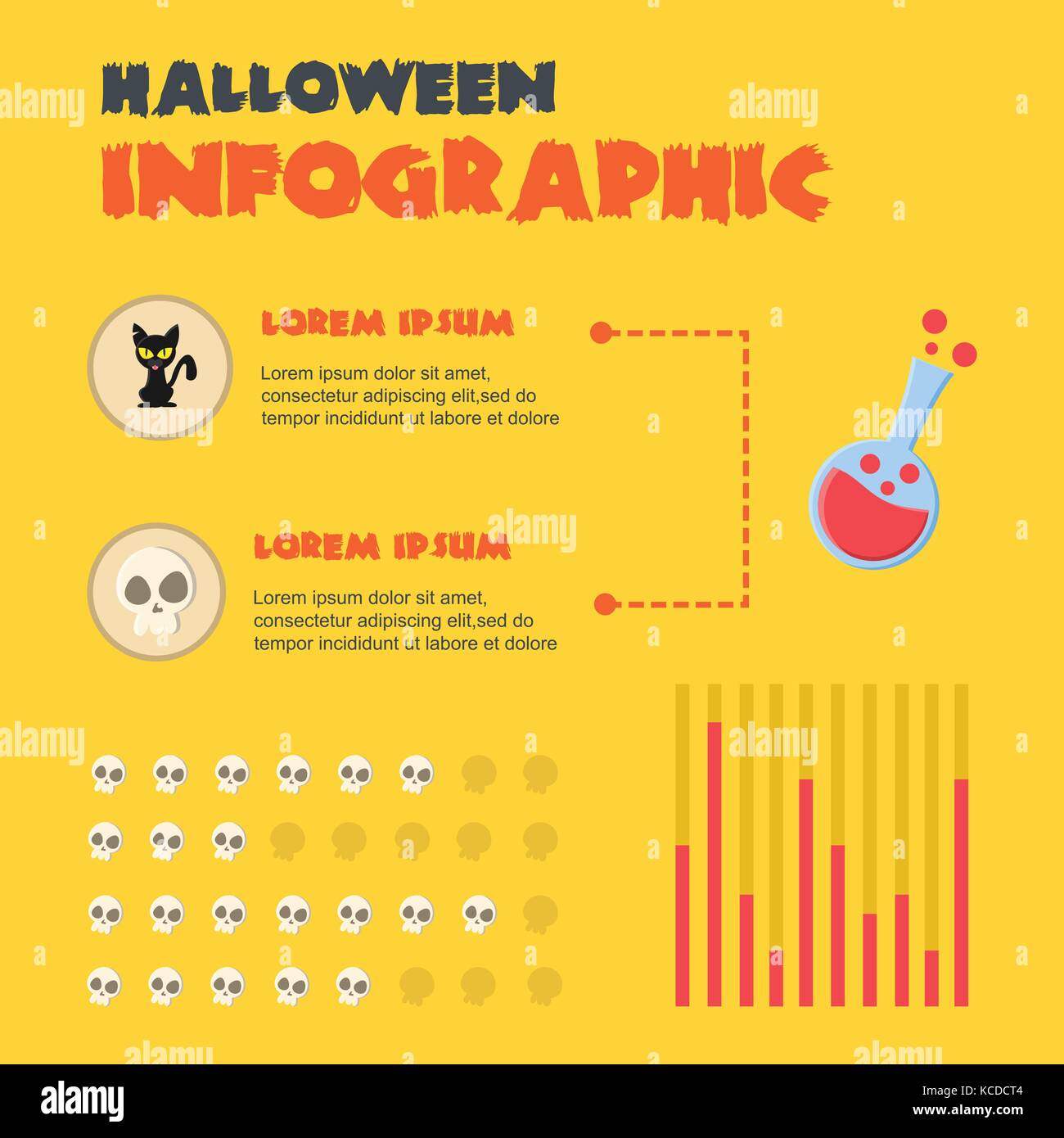 Halloween Infographic Style Vector Art Illustration Stock Vector Image