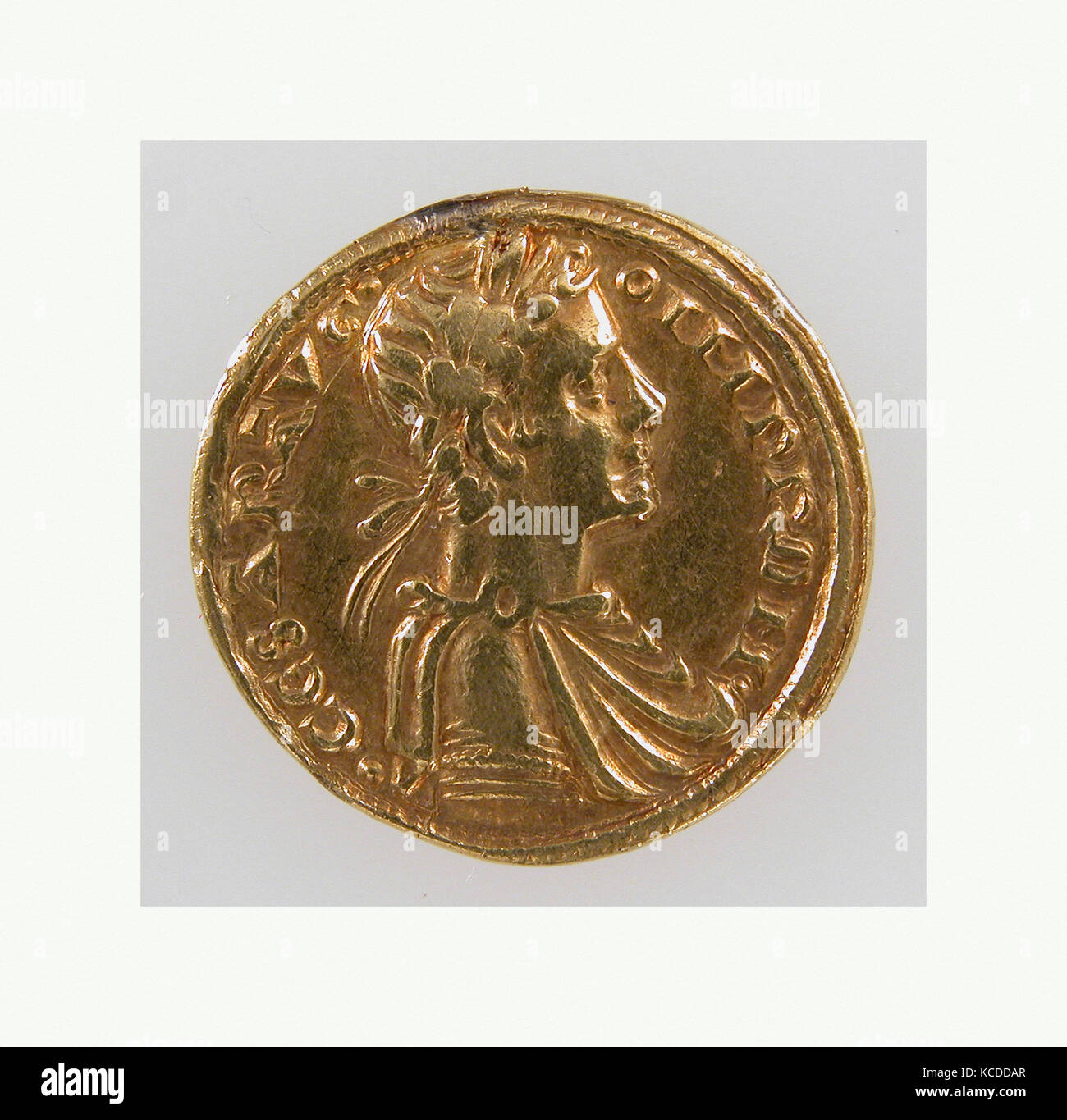 “Augustalis” of Frederick II Hohenstaufen (r. 1215–50), 1230–50 Stock Photo