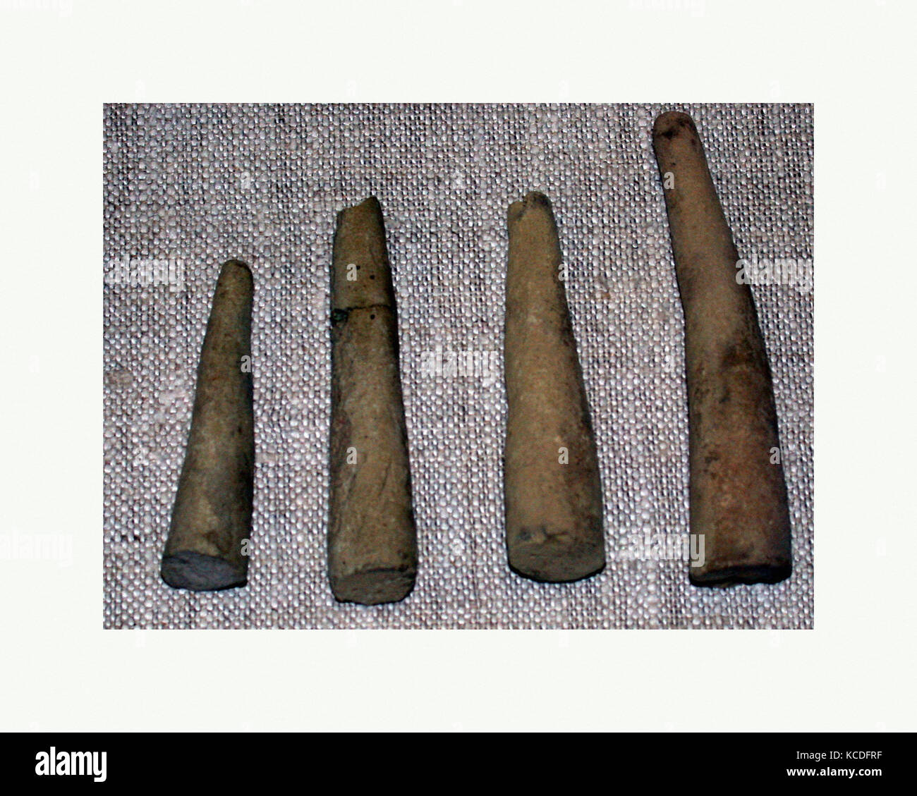 Mosaic cone, Jemdet Nasr, ca. 31002900 B.C., Mesopotamia, Ceramic, H