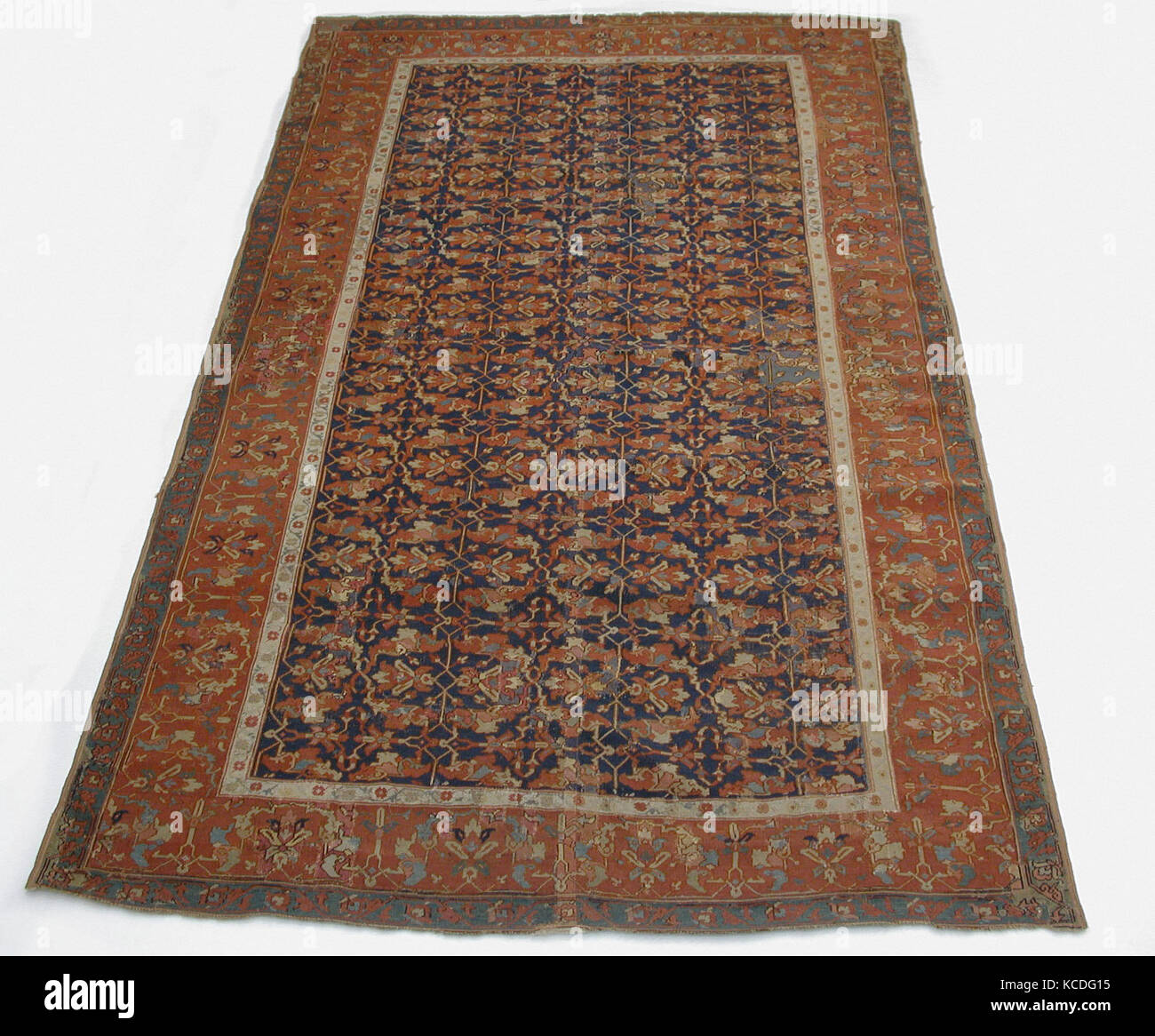 Lotus-Patterned Ushak Carpet, probably first half 16th century Stock Photo