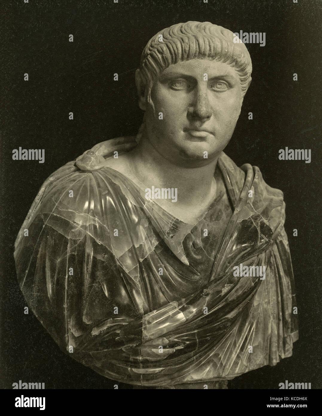 Otto emperor, head statue Stock Photo