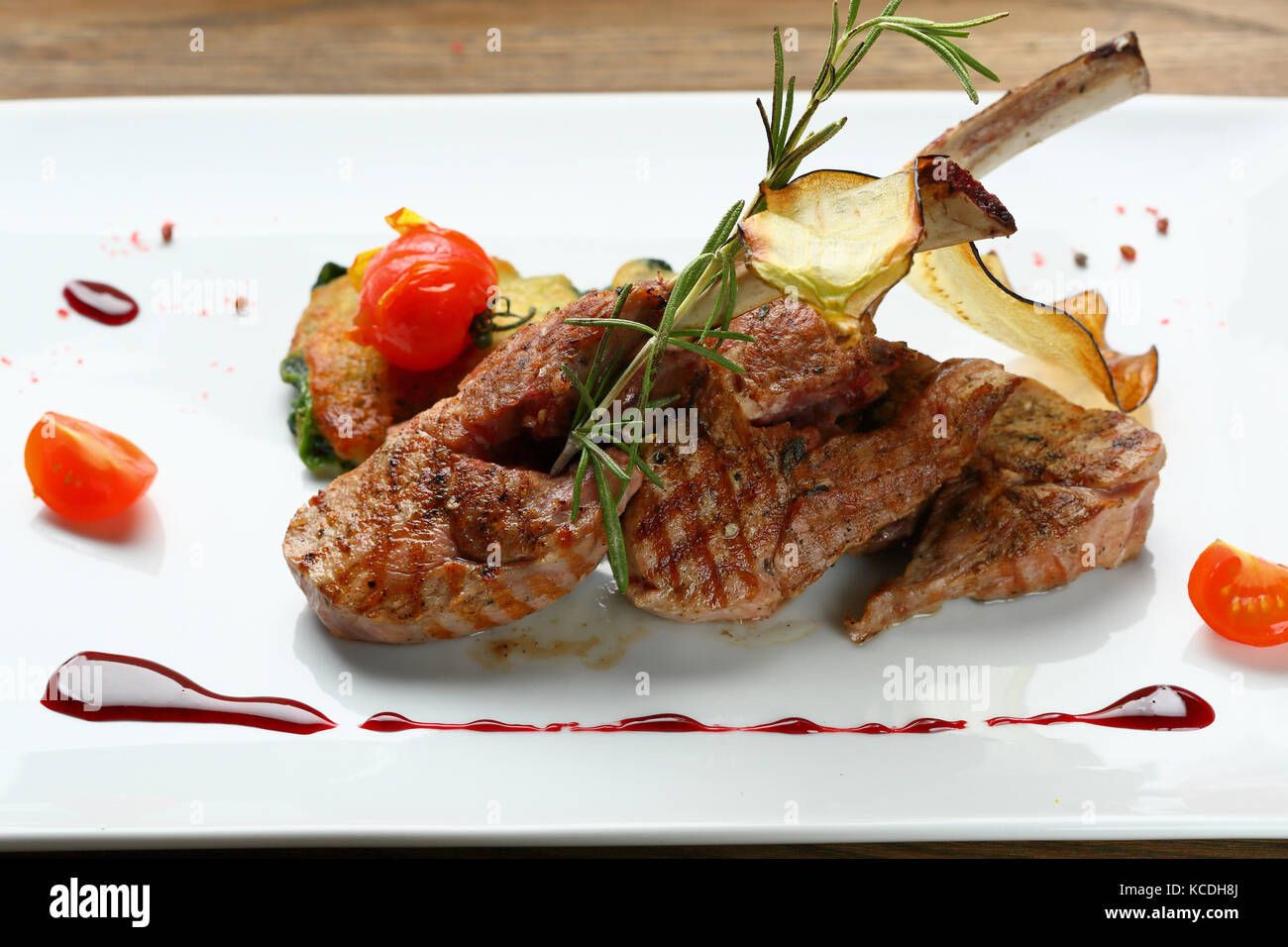 Tomahawk rack ribs beef hi-res stock photography and images - Alamy