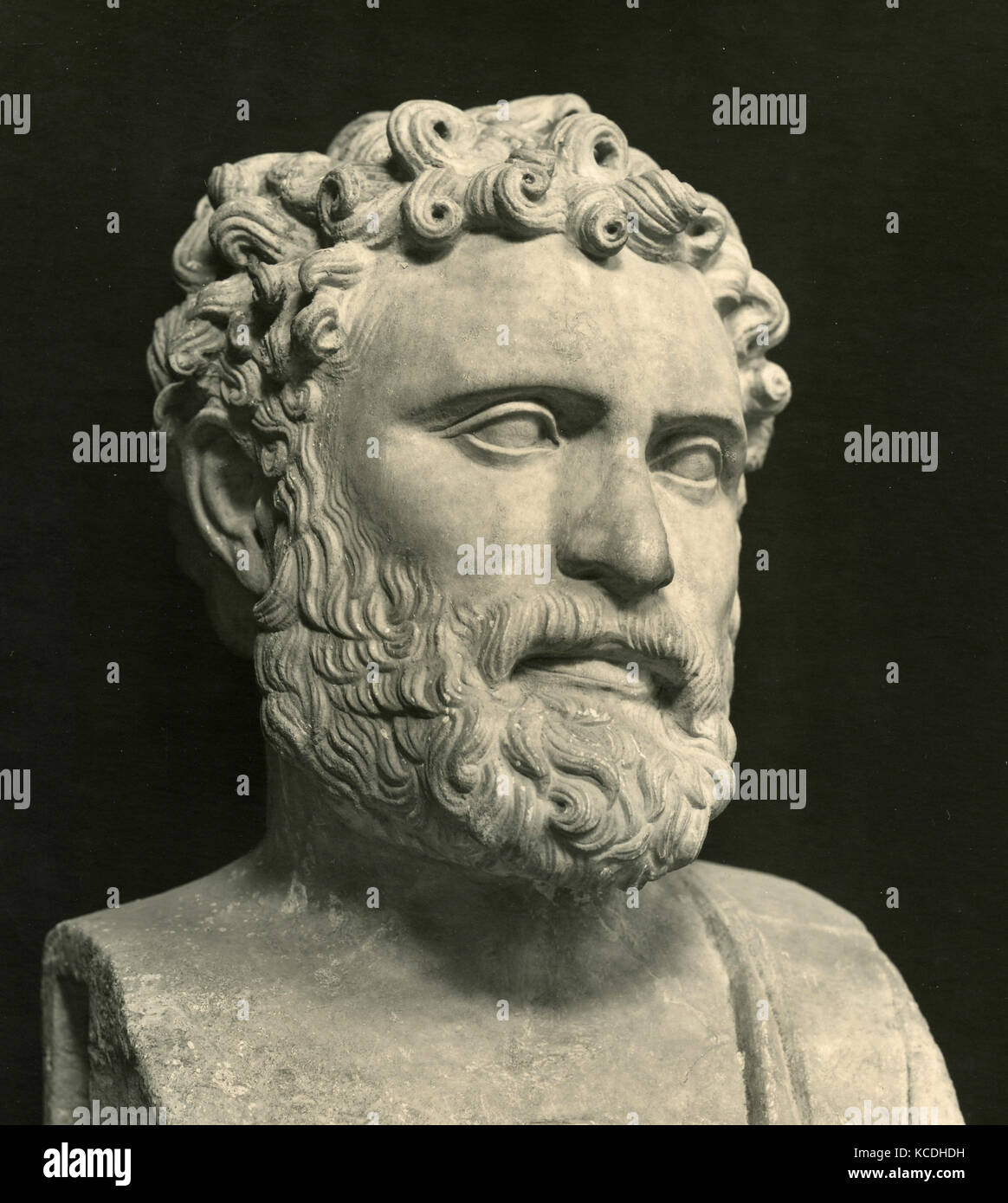 Lisia, head statue Stock Photo - Alamy