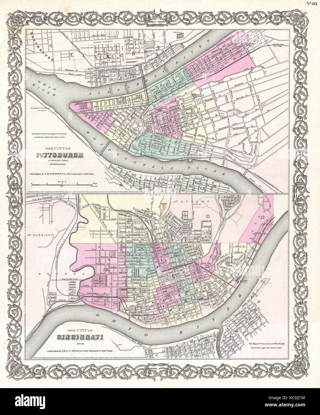 Colton map of ohio hires stock photography and images Alamy