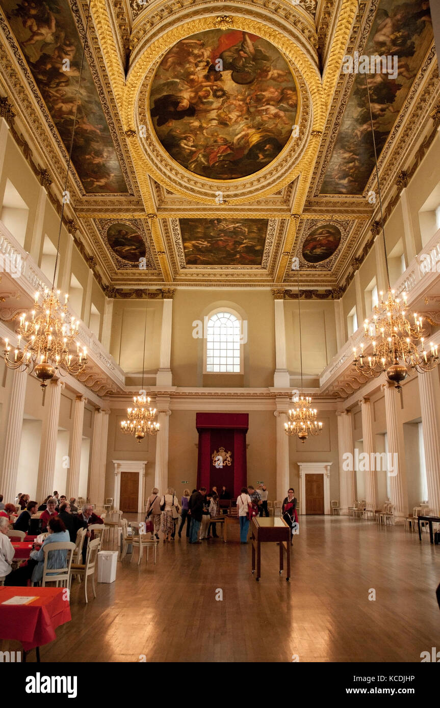 Banqueting Hall at Banqueting House in the Palace of Whitehall, London Stock Photo Alamy
