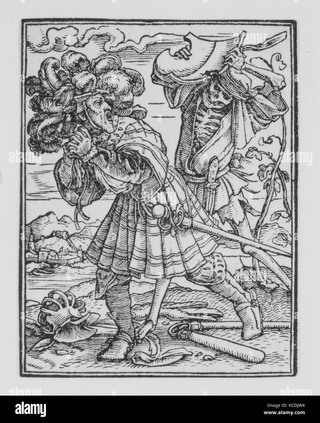The Count, from The Dance of Death, Designed by Hans Holbein the