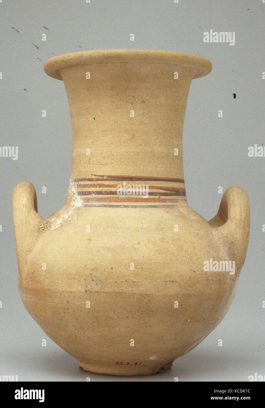 Two-Handled Jar from the Burial of Ruiu, ca. 1504–1447 B.C Stock Photo