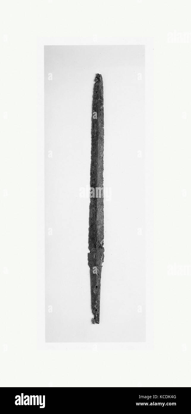 Straight, Double-Edged Sword Blade (Ken), 5th century Stock Photo