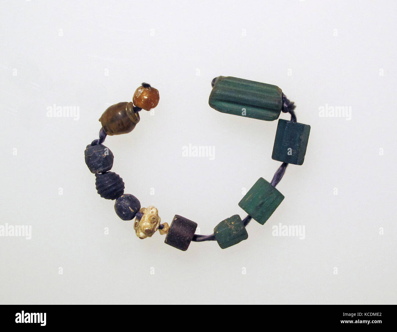 Beads, 11, Glass, Other: 3 7/16 in. (8.7 cm), Glass Stock Photo