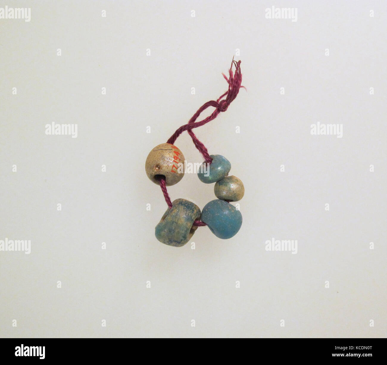 Beads, 5, Glass, Other: 1 13/16 in. (4.6 cm), Glass Stock Photo