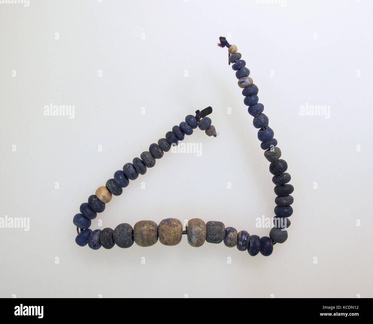 Beads, 51, Glass, Other: 12 3/8 in. (31.4 cm), Glass Stock Photo